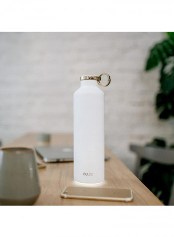 Stainless Steel Smart Water Bottle White