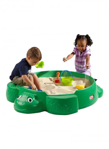 صندوق رمال للسلحفاة 37.99x42.99x11.97بوصة
