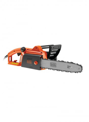 1800W Chainsaw With Powerful High Torque And Chain Brake System CS1835-GB Orange/Black