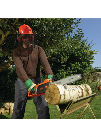 1800W Chainsaw With Powerful High Torque And Chain Brake System CS1835-GB Orange/Black