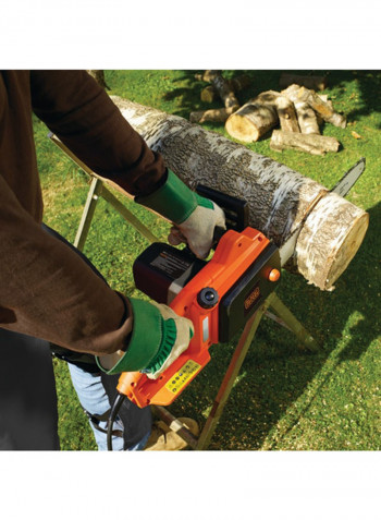 1800W Chainsaw With Powerful High Torque And Chain Brake System CS1835-GB Orange/Black