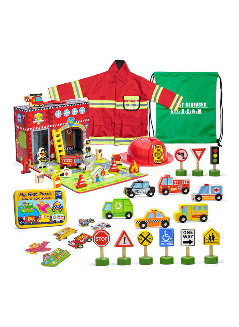 Community Helper: Fireman And Transportation Early Learning Kit