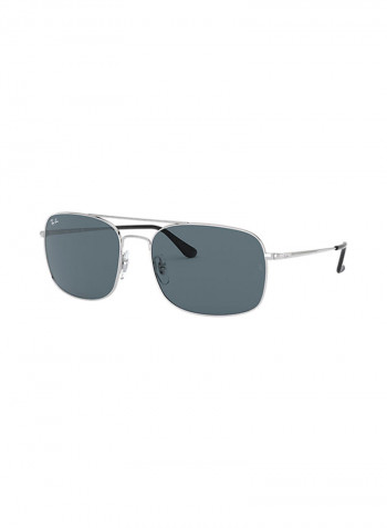 Rectangular Shape Sunglasses - Lens Size: 60 mm