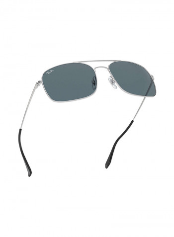 Rectangular Shape Sunglasses - Lens Size: 60 mm