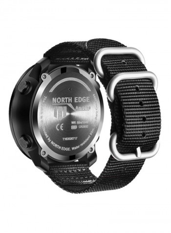 MSW040 Multifunction Military Smartwatch Black