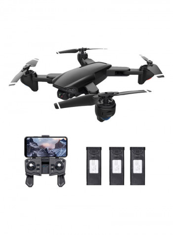 SG701 RC Drone with Camera 4K Dual Camera Wifi FPV Drone Foldable RC Quadcopter with Headless Mode Trajectory Flight with 3 Battery 30*10.5*19cm