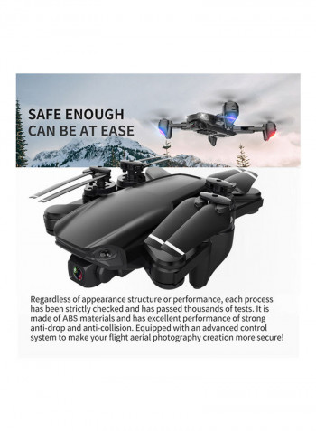 SG701 RC Drone with Camera 4K Dual Camera Wifi FPV Drone Foldable RC Quadcopter with Headless Mode Trajectory Flight with 3 Battery 30*10.5*19cm