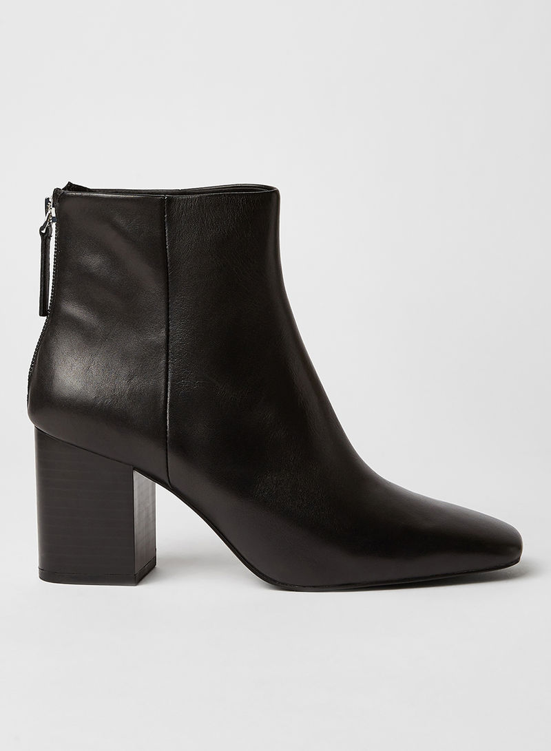 Heeled Ankle Boots Black