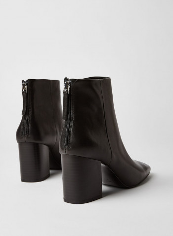 Heeled Ankle Boots Black