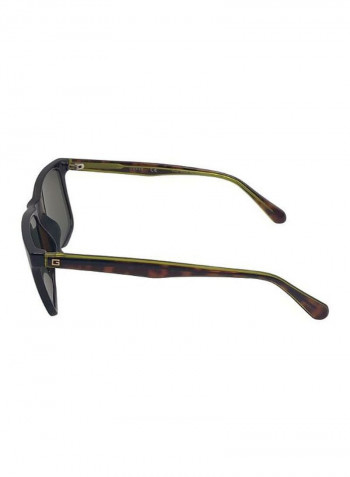 Men's UV Protection Square Frame Sunglasses - Lens Size: 55 mm