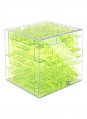 3D Cube Puzzle Maze Toy Hand Game Case Box