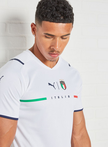 FIGC Away Replica Football T-Shirt White