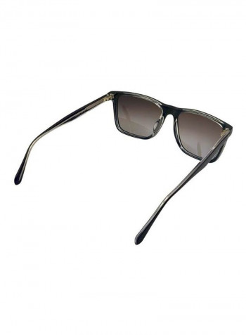 Men's UV Protection Square Frame Sunglasses - Lens Size: 55 mm