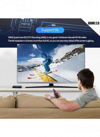 T95 Max Plus Android TV Box ANTV-WO-T95-4-64 Black