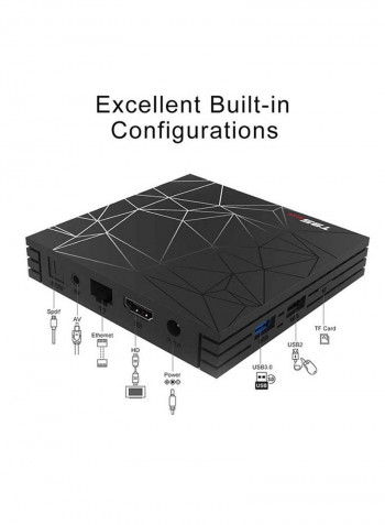 T95 Max Smart Android TV Box ANTV-WO-T95MX-4-64 Black