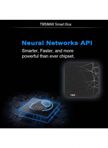 T95 Max Smart Android TV Box ANTV-WO-T95MX-4-64 Black