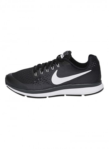 Boys Zoom Pegasus 34 JDI Black/Dark Grey/Anthracite/White
