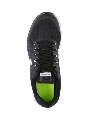 Boys Zoom Pegasus 34 JDI Black/Dark Grey/Anthracite/White