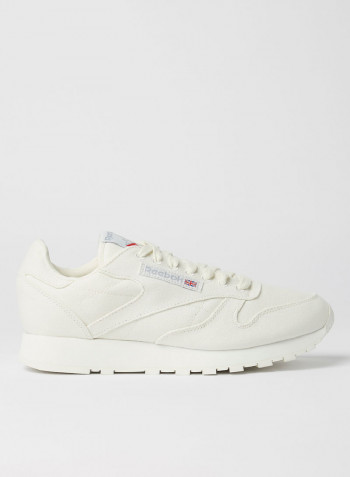 Classic Leather Grow Sneakers White