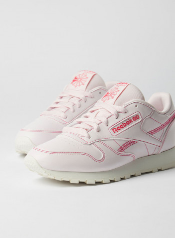 Classic Leather Vegan Sneakers Pink