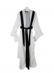 Front Tie Gorgeous Kimono White/Black reviews Front Tie Gorgeous Kimono White/Black