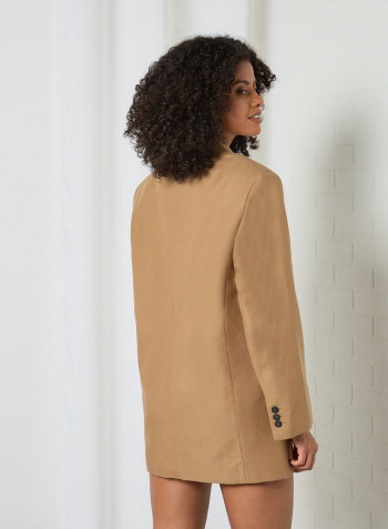 Oversized Blazer Brown