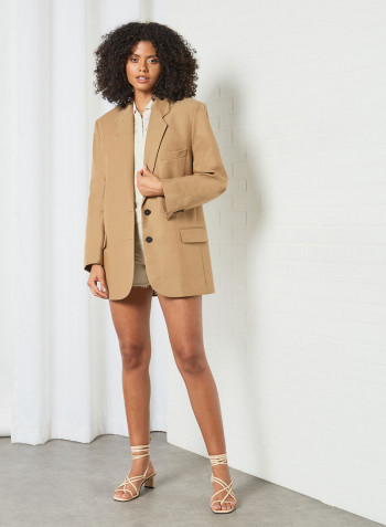 Oversized Blazer Brown