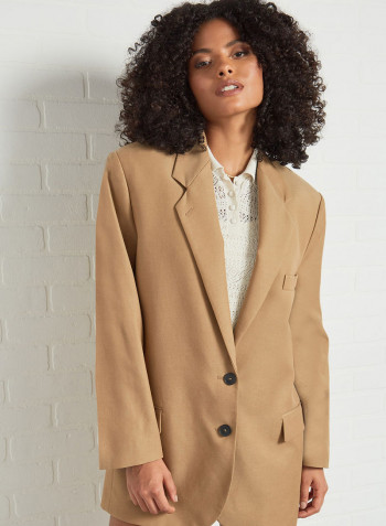 Oversized Blazer Brown