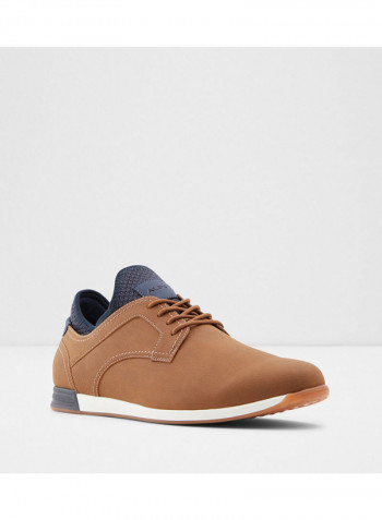 Coruche Lace-Up Low Top Sneakers Brown/Blue