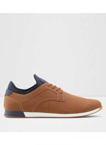 Coruche Lace-Up Low Top Sneakers Brown/Blue