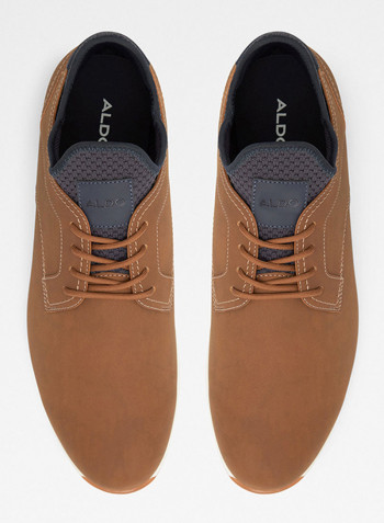 Coruche Lace-Up Low Top Sneakers Brown/Blue