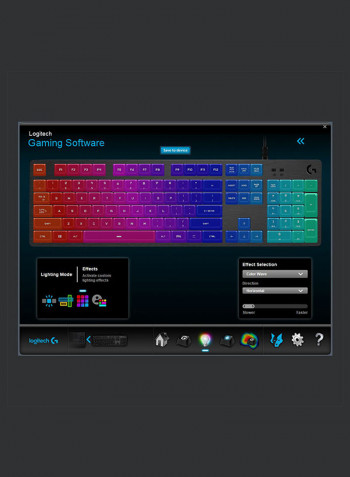 G513 Gx Carbon Rgb Usb Clicky Gaming Keyboard Black