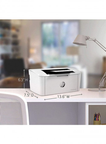 LaserJet Pro M15w Laser Printer With Mobile Print And Scan Function,W2G51A White