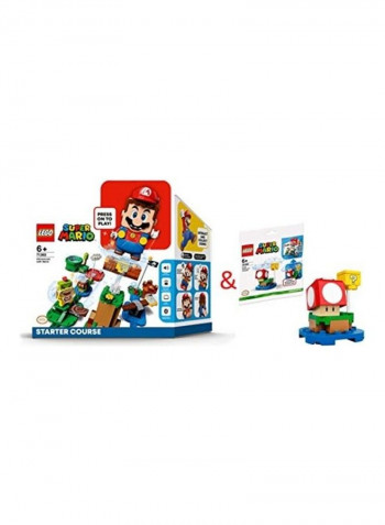 Super Mario Adventures And Starter Course Building Kit