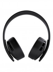 Gold Wireless Headset With Built-in Mic For PlayStation 4 Black