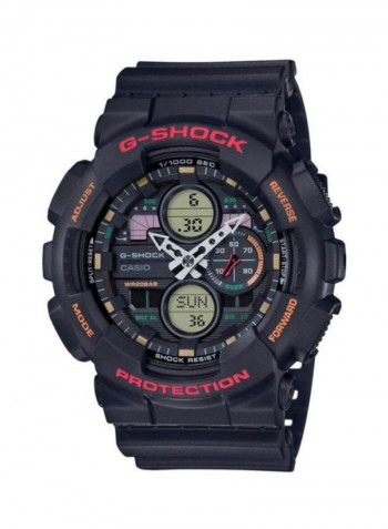 Men's Water Resistant Analog/Digital Watch GA-140-1A4DR