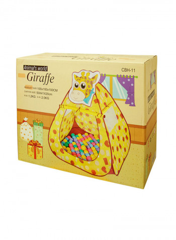 Giraffe Ball House With 100-Piece Balls