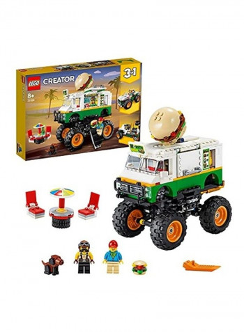 31104 Creator 3-in-1 Monster Burger Truck Building Sets