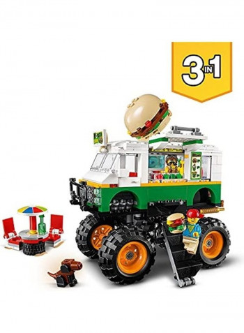 31104 Creator 3-in-1 Monster Burger Truck Building Sets