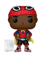 Into The Spider Verse Miles Morales Unmasked With Cape Vinyl Figure 8x7x4inch