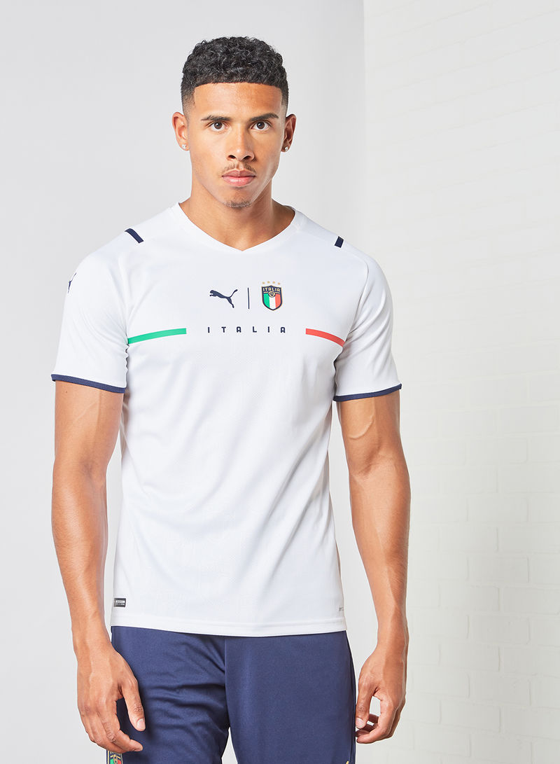 FIGC Away Replica Football T-Shirt White