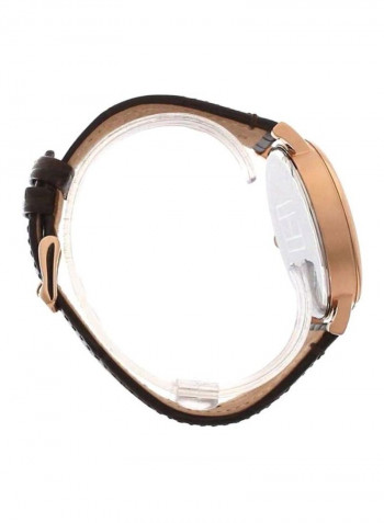 Men's Leather Chronograph Wrist Watch 1710379