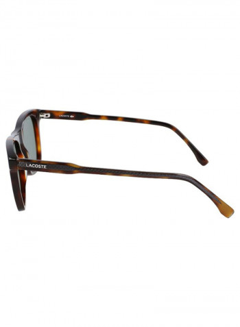 Men's Full Rimmed Modified Rectangular Frame Sunglasses - Lens Size: 53 mm