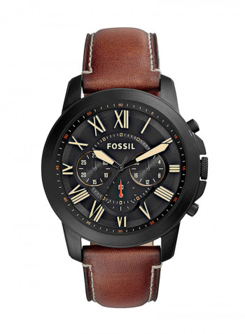 Men's Leather Chronograph Wrist Watch FS5241