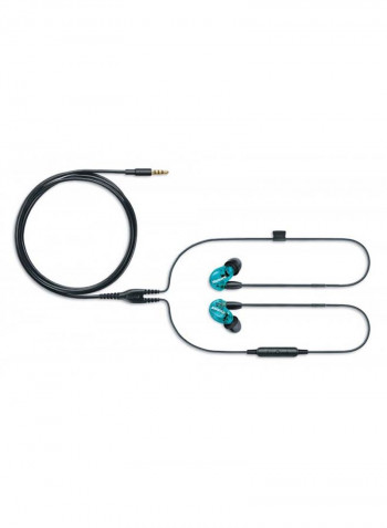 Wired Headphones With Mic Blue