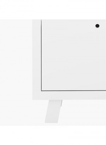 Alwan Single Door Wine Rack White