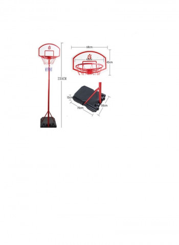 Adjustable Basketball Ring Set