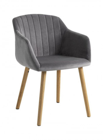 Adslev Dining Chair Grey 59x80x60cm