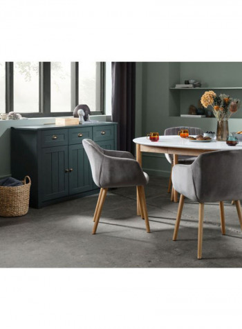Adslev Dining Chair Grey 59x80x60cm
