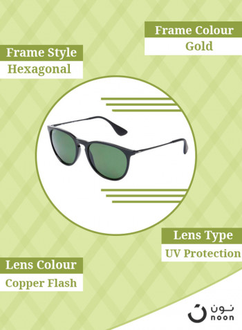 Men's Polarized Clubmaster Sunglasses - Lens Size: 54 mm